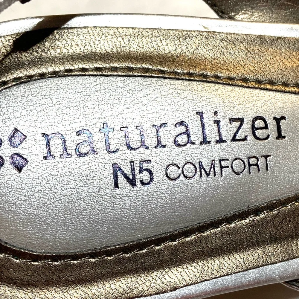 Naturalizer N5 Comfort Metallic Pump Prissy 8.5M - Picture 4 of 6